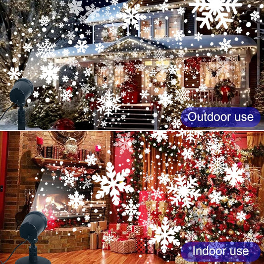 LILNIAGY_Christmas_Decorations_Outdoor_Christmas_Projector_Lights_Snowflake_Projector,_IP65_Waterproof_&_Adjustable_Christmas_Lights_for_Outdoor_Christmas_Decorations_Home_Party_Garden_Xmas_Decor