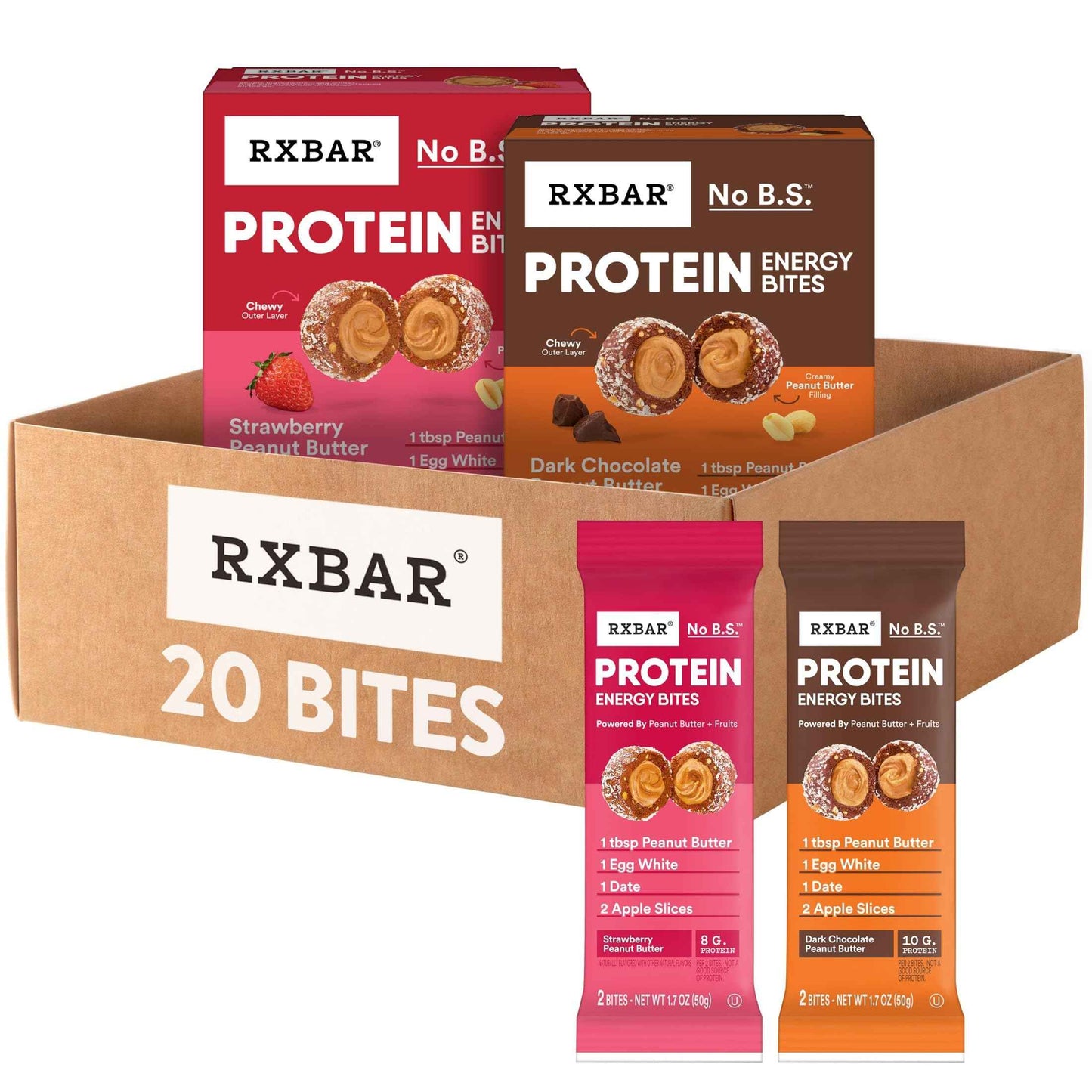 RXBAR Protein Energy Bites, Gluten Free Protein Balls