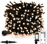 suddus Christmas Tree Lights Indoor, 100 LED 33ft Warm White Led Christmas Lights,String Lights Outdoor for House, Windows, Patio, Doors, Fireplace, Garden, Home, Decoration