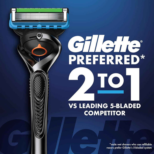 Gillette Fusion5 ProGlide Razor Blades for Men, 5-Blade Razor Refills, 9 Count