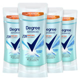 Degree Advanced Protection Antiperspirant Deodorant White Flowers & Lychee for 72-Hour Sweat & Odor Control for Women, with Body Heat Activated Technology
