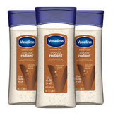 Vaseline Intensive Care Cocoa Radiant for Glowing Skin Body Gel Oil Made with Pure Cocoa Butter + Replenishing Oils 6.8 oz