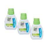 Paper Mate Liquid Paper Fast Dry Correction Fluid 22 ml, 3 Count for Fast and Easy Fixing of Paper Errors