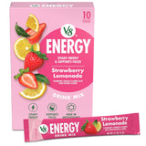 V8 Energy Pomegranate Blueberry Energy Drink Powder, .10 oz Packet (10 Count)