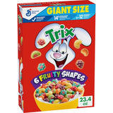 Trix Breakfast Cereal, 6 Fruity Shapes, Made with Whole Grain, 10.7 oz
