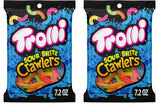 Trolli Sour Brite Crawlers, Candy, Very Berry, Sweet and Sour, Gummy Worms, 7.2 oz