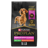 Purina Pro Plan Small Breed Sensitive Skin and Stomach Salmon Formula – Welcome Home Gift for New Small Dog Owners, 4 lb Bag