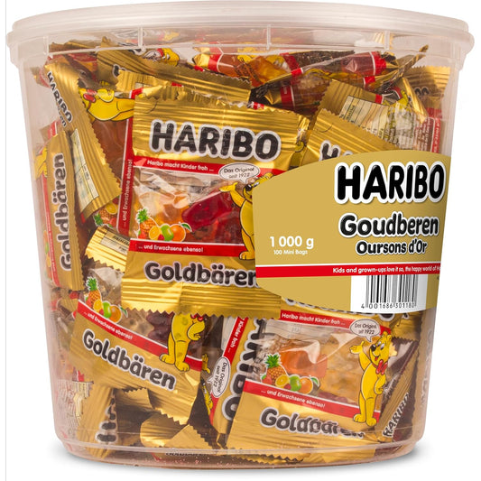 Haribo_Gold_Bears_/_Goldbären,_100_Mini_Bags,_980g_Tub