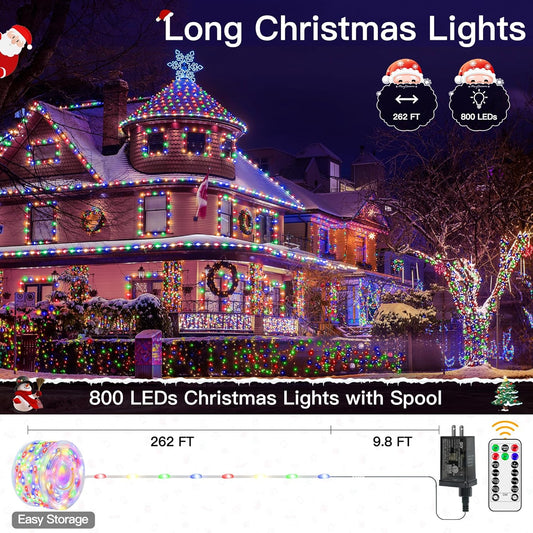 Christmas_Lights_Outdoor_800LED_262FT,_Multicolor_Fairy_Lights_IP67_Waterproof,_Plug_in_String_Light_with_Remote_8_Modes_Timer,_Xmas_Light_for_Outside_Indoor_House_Tree_Decorations