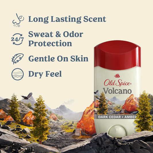 Old_Spice_Men's_Antiperspirant_&_Deodorant_Volcano_with_Charcoal,_2.6oz_(Pack_of_3)_with_Travel-Size_Swagger_Body_Wash