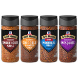 McCormick Grill Mates Spices, Everyday Grilling Variety Pack (Montreal Steak, Montreal Chicken, Roasted Garlic & Herb, Hamburger), 4 Count