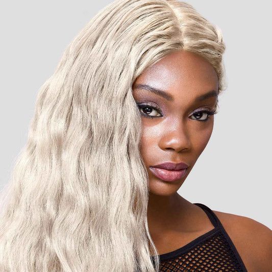 KISS Lift Up Complete Hair Bleach & Icy Silver Toner Kit, Gentle Conditioning Formula that Reduces Brassiness, Complete 6-Pc DIY, ICE