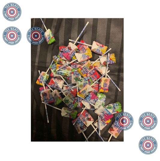 Taffy Pops Assorted Flavors 48ct – Thoughtful Stocking Stuffer and Christmas Tree Surprise for Great-Grandchildren