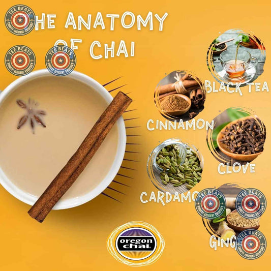 Oregon Chai Original Dry Chai Latte Mix – Bedtime Wind-Down Beverage, USDA Organic Spiced Tea for Mindful Nightly Routine