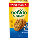 belVita Blueberry Breakfast Biscuits – Commute Snack for Professionals, Slow-Release Carbs for Long Meetings