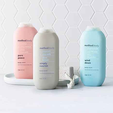 Method Body Wash, Pure Peace – Spa-Like Self-Care Shower Gel for the Primary Bathroom