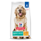 Hill's Science Diet Adult Perfect Weight Dry Dog Food, Chicken & Brown Rice, 25 lb. Bag – Trusted Natural Recipe for Family Dining Space Feeding Areas