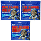 Big League Chew Cotton Candy Bubble Gum 3-Pack - Affordable Sports-Themed Birthday Present for Baseball and Softball Fans
