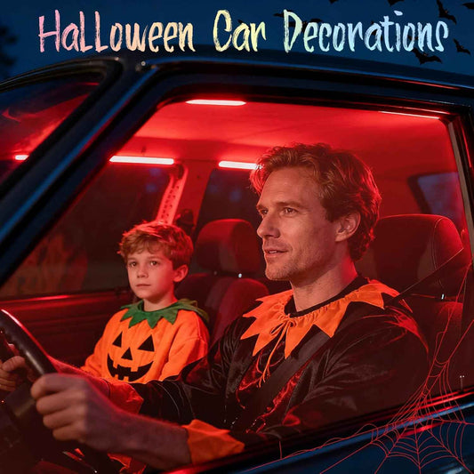 High-End Car Interior Lighting System, Waterproof Silicone LED Strips with Music Sync for Luxury Sedan Footwell & Under-Dash