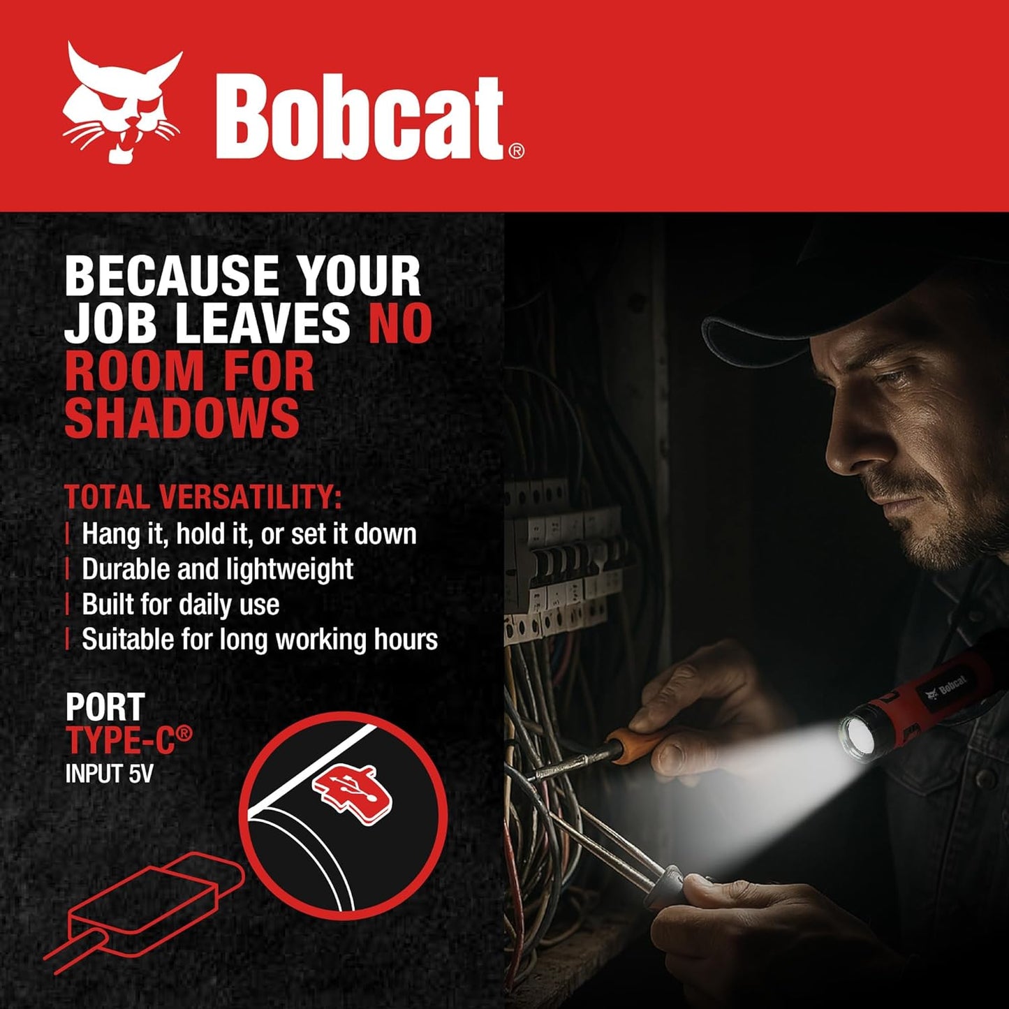 Bobcat LED Neck Reading Light – Practical Birthday and Holiday Gift for Mom, Dad, and Grandparents