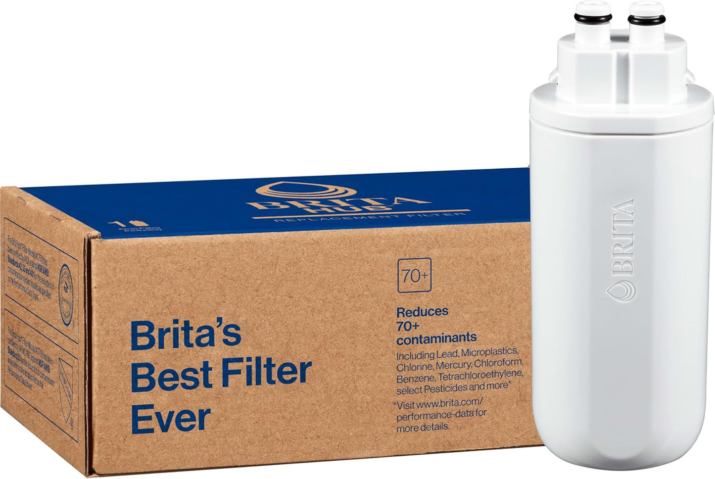 Brita Hub Replacement Water Filter – Countertop Filter for Home Offices and Study Spaces, 120-Gallon Capacity