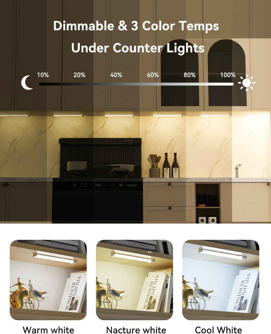 LuminWick Motion Light Set – Thoughtful Housewarming Gift for New Homeowners, 3 Pack