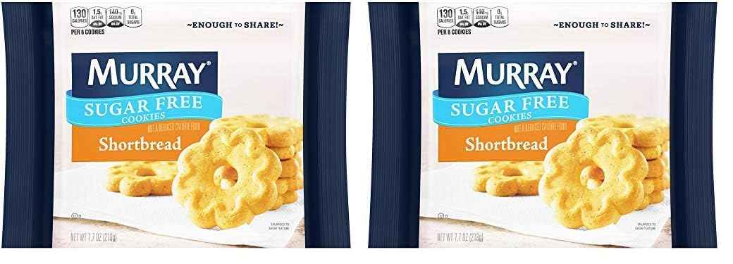 Murray Sugar Free Shortbread Cookies – No-Added-Sugar Lunchbox Treat for School Snack Time