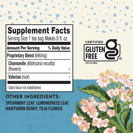 Celestial Seasonings Sleepytime Extra – Worry-Free Bedtime Tea for Senior Citizens, Caffeine-Free and Additive-Free Herbal Blend, 240 Count