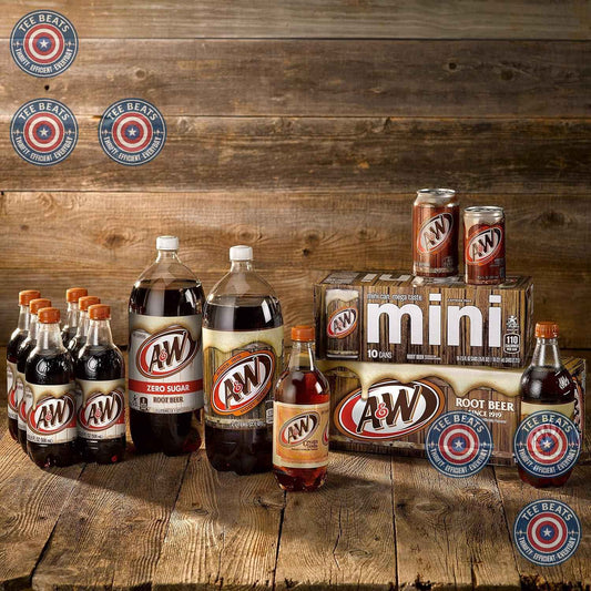 A&W Zero Sugar Root Beer Soda, 12 fl oz cans (12 pack) – Guilt-Free Root Beer for Mindful Snacking, Gym Fridge, and Self-Care Sundays