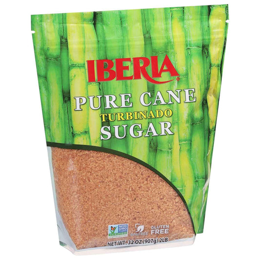 Iberia Pure Cane Raw Turbinado Sugar – Family-Size Sweetener for Everyday Home Baking