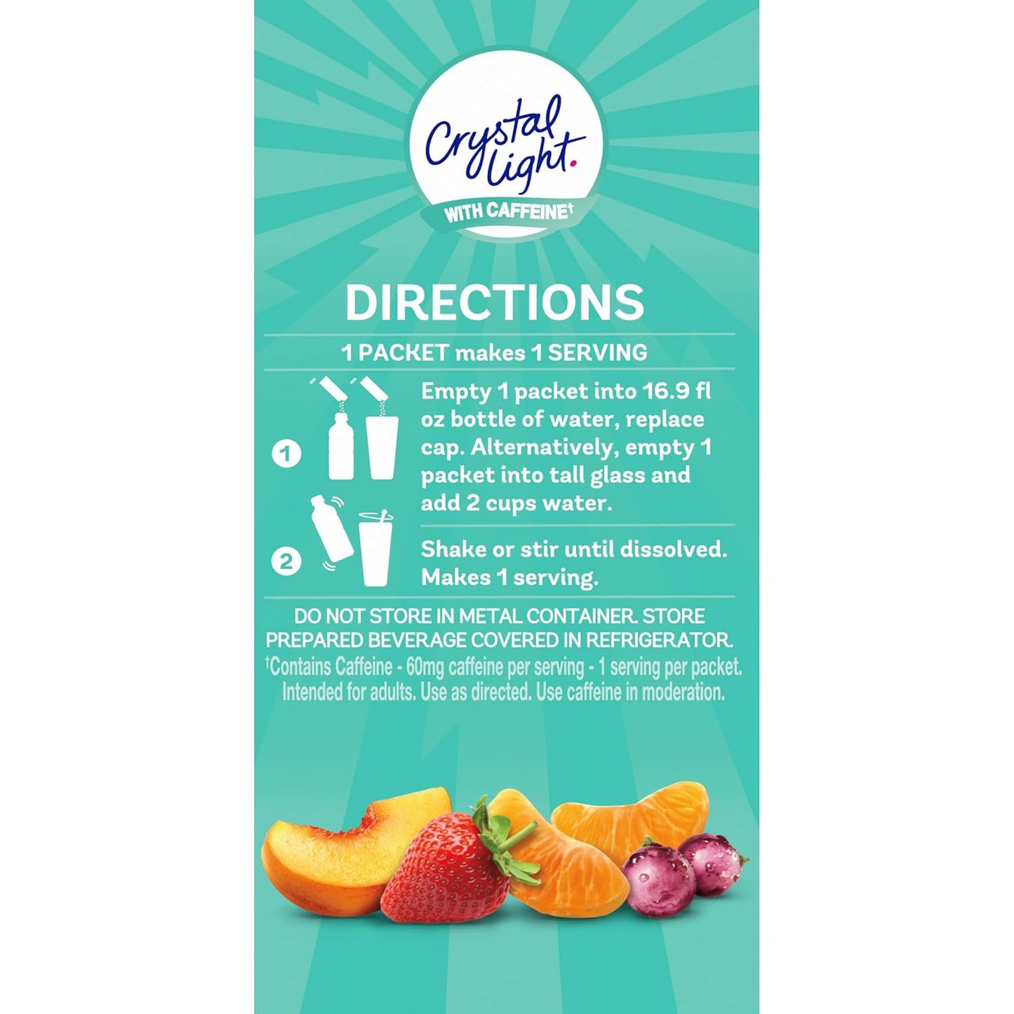 Crystal Light Energizing Powdered Drink Mix – Mid-Day Focus Companion for Remote Workers and Commuters, 44 ct