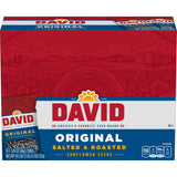 DAVID Roasted and Salted Sunflower Seeds – Mess-Free Single-Serve Snack for Hiking, Beaches, and Stadiums