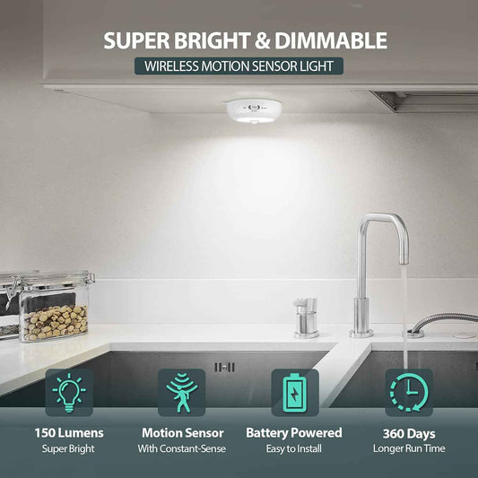 BLS Battery Powered Ceiling Light – Safe, Smoke-Free Lighting for Kids' Bedrooms and Hallways