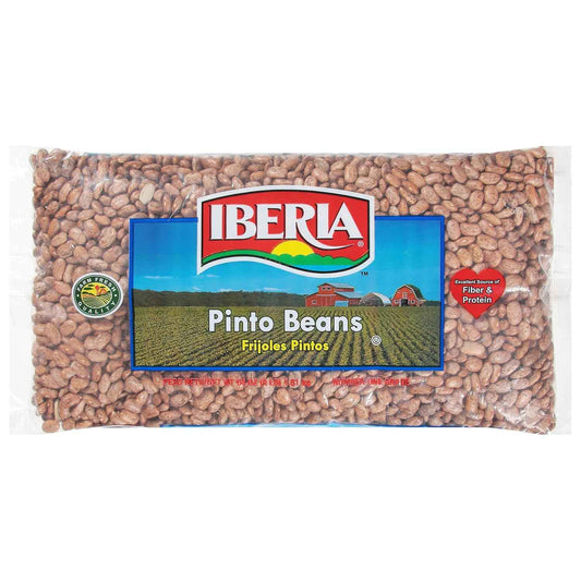 Iberia Pinto Beans 4 lb – Single-Ingredient Bulk Pantry Staple for Clutter-Free Meal Prep