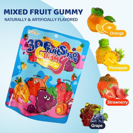 Apexy_3D_Fruit_Gummy_Candy_With_Center_Filled_Fruit_Flavor_Jam,_Assorted_Flavors,_Gummy_Candy_Fruit_Snacks,_Great_For_Party_or_Cupcake_Toppers,_3.03oz_(Pack_of_3)