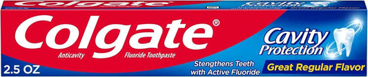 Colgate Cavity Protection Toothpaste – Daily Wellness Ritual for Enamel Care, Invigorating Mint Freshness