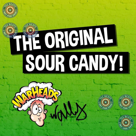 WARHEADS Extreme Sour Hard Candy Five Flavor Assortment 2 oz Bag Care Package Snack for Teens and College Students