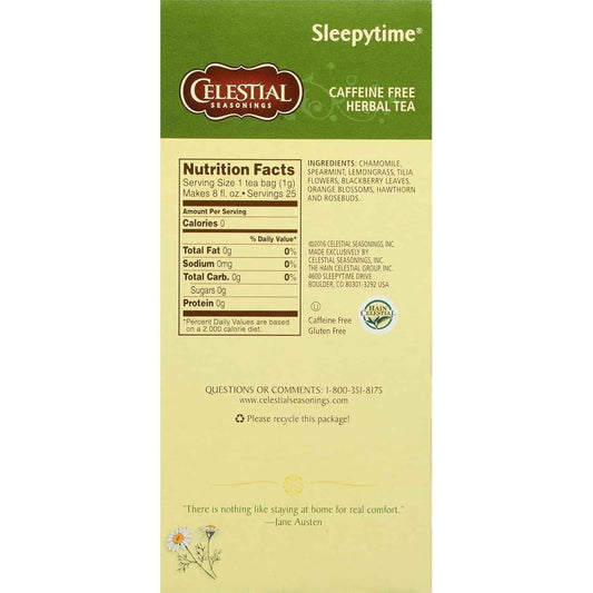 Celestial Seasonings Caffeine Free Chamomile Herbal Tea Clean Label Herbal Tea for the Modern Kitchen