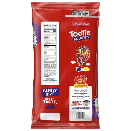 Malt-O-Meal Tootie Fruities Cereal – Nostalgic Birthday Gift Basket Addition for Cereal Lovers