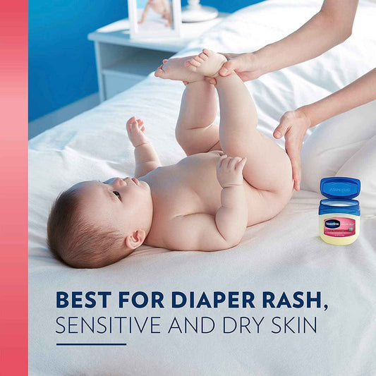 Vaseline Petroleum Jelly Baby Skincare Set – Practical New Parent Gift Basket Essential for Hospital Visits