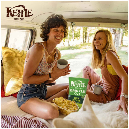 Kettle Brand Potato Chips Sea Salt Kettle Chips, 7.5 Oz – Gluten-Free Lunchbox Chips Kids Actually Eat