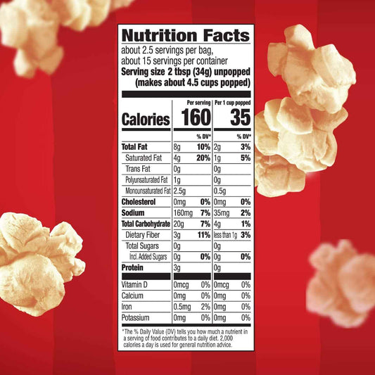 Orville Redenbacher's Kettle Corn Popcorn – Nostalgic Snack Gift Basket for Mom and Dad
