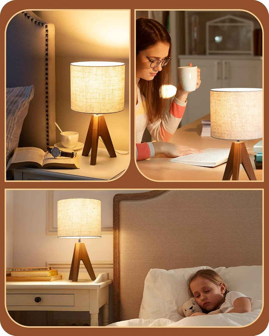 EDISHINE Tripod Table Lamp – Thoughtful Housewarming Gift for New Home and First Apartment