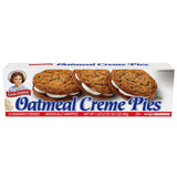 Little Debbie Oatmeal Crème Pies – Desk Drawer Sweet Pick-Me-Up for Office Workers, Individually Wrapped Oatmeal Sandwich Cookies, 12 Pack