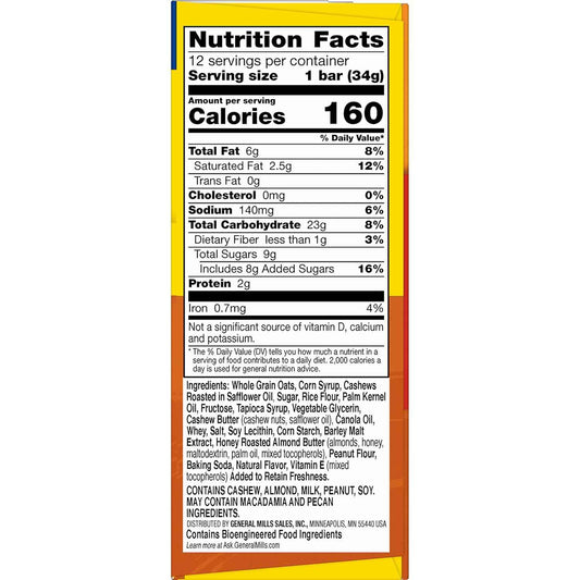Nature Valley Sweet and Salty Nut Granola Bars – Camping and Trail Fuel, Foil-Wrapped Bars for the Outdoors