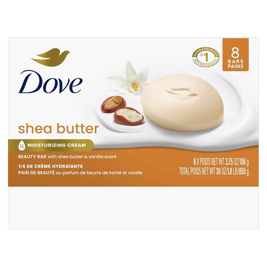 Dove Beauty Bar Shea Butter – Thoughtful Birthday Gift for Women Who Love Gentle Skincare