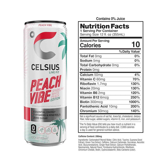 CELSIUS Assorted Flavors Energy Drink Variety Pack – Thoughtful Birthday Gift for Fitness-Loving Friends