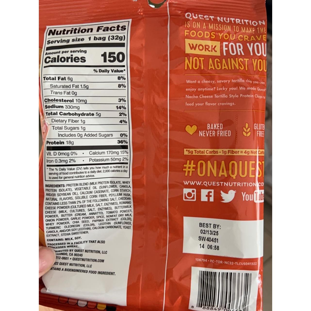 Quest Nutrition Chili Lime Tortilla Style Protein Chips – Low Carb Hostess Gift for Game Day Gatherings