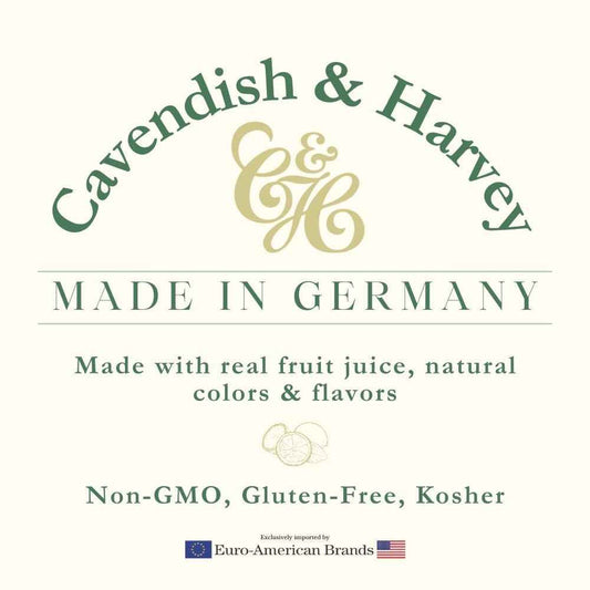 Cavendish & Harvey Tropical Fruit Hard Candy Drops – Long-Lasting Tropical Escape for Quiet Evenings and Tea Time, 7 Oz