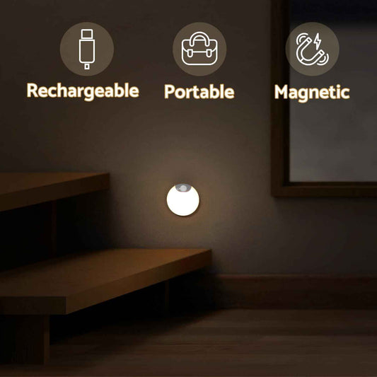 LuminAide Motion Sensor Night Light – Soft Nursery Lighting for Diaper Changes and Feedings